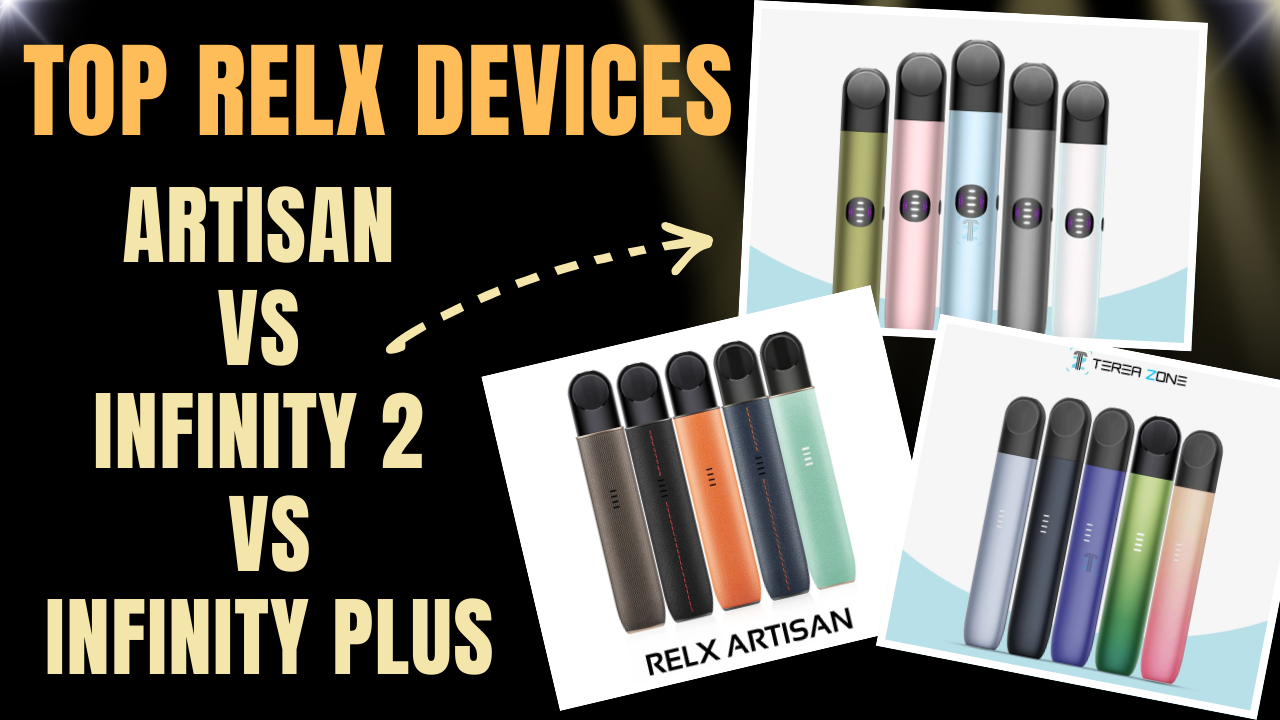 Top RELX Devices in UAE: Artisan, Infinity 2 & Infinity Plus Compared