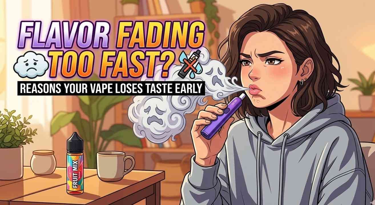 Flavor Fading Too Fast? Reasons Your Vape Loses Taste Early