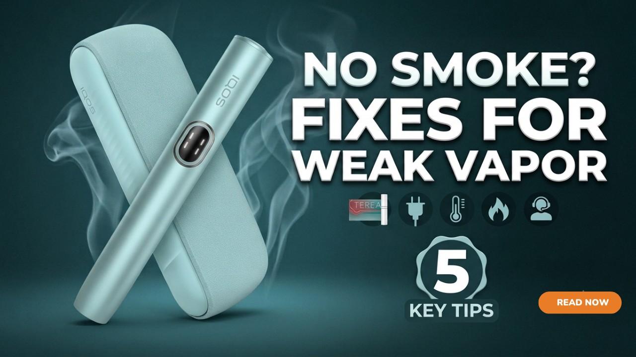 Why Is Your IQOS ILUMA Not Producing Smoke? 5 Fixes for Weak Vapor